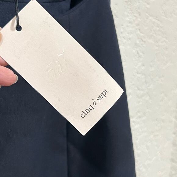 Cinq A’ Sept Jaqueline Navy Blue Mini Dress Womens size 2 - Picture 9 of 13